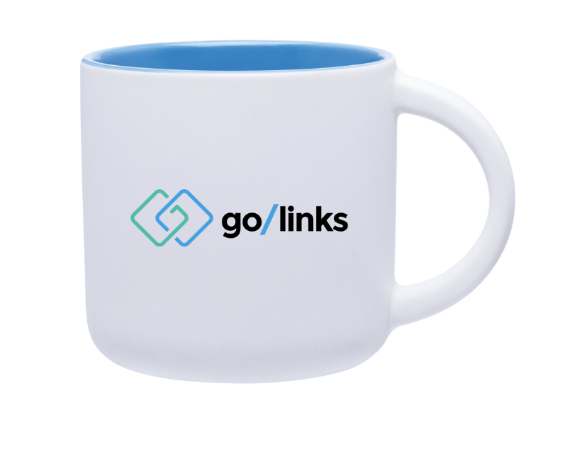 GoLinks White 14 oz Coffee Mug