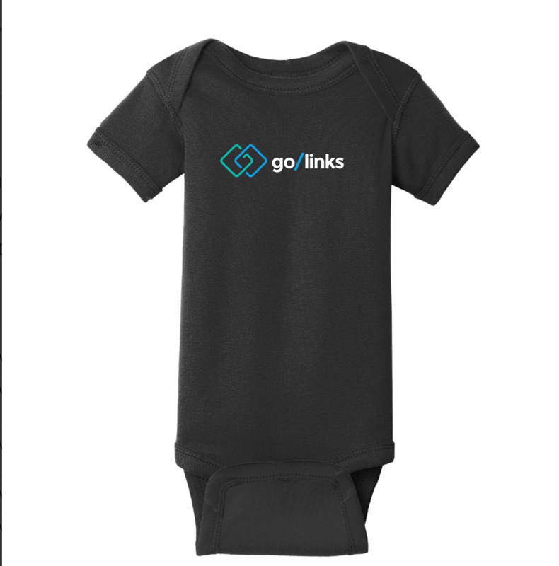 GoLinks Black Infant Onesie